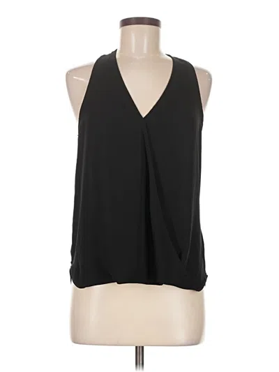 Pre-owned Lily White Sleeveless Blouse In Black