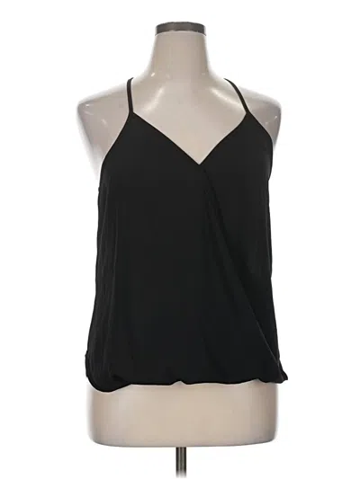 Pre-owned Lily White Sleeveless Blouse In Black
