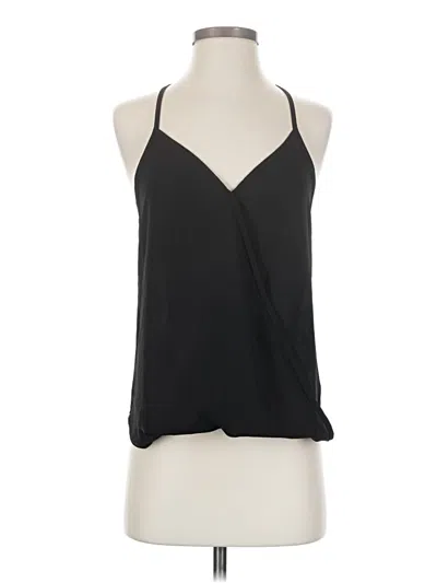 Pre-owned Lily White Sleeveless Blouse In Black