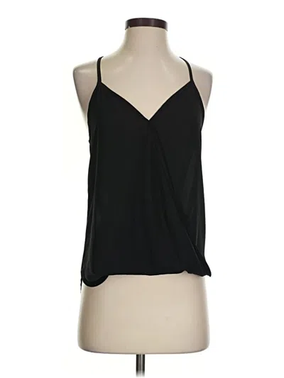 Pre-owned Lily White Sleeveless Blouse In Black