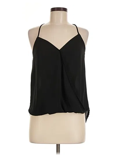 Pre-owned Lily White Sleeveless Blouse In Black