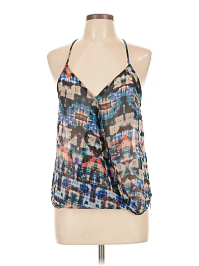 Pre-owned Lily White Sleeveless Blouse In Blue