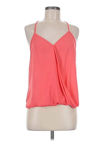 Pre-owned Lily White Sleeveless Blouse In Orange