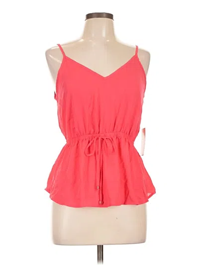 Pre-owned Lily White Sleeveless Blouse In Orange