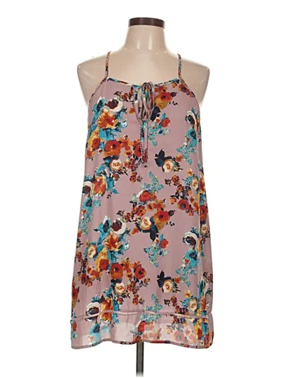 Pre-owned Lily White Sleeveless Blouse In Pink