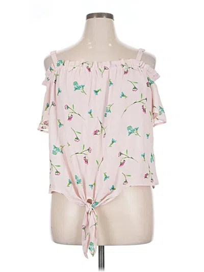 Pre-owned Lily White Sleeveless Blouse In Pink