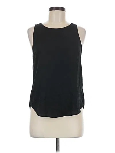 Pre-owned Lily White Sleeveless Top Black Halter Neckline Tops