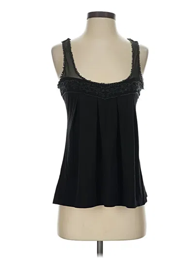 Pre-owned Lily White Tank Top Black Strapless Neckline Tops