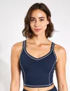 Lilybod Amara Sports Bra In Blue