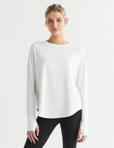 Lilybod Clare Vintage Washed Slub In White