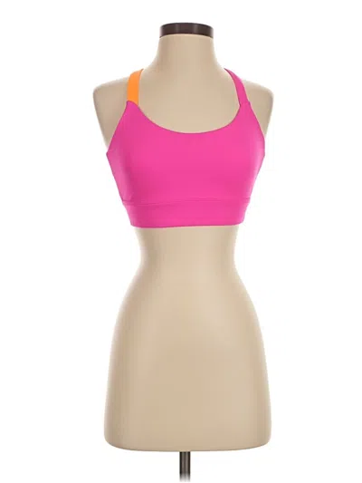Pre-owned Lilybod Sports Bra In Pink