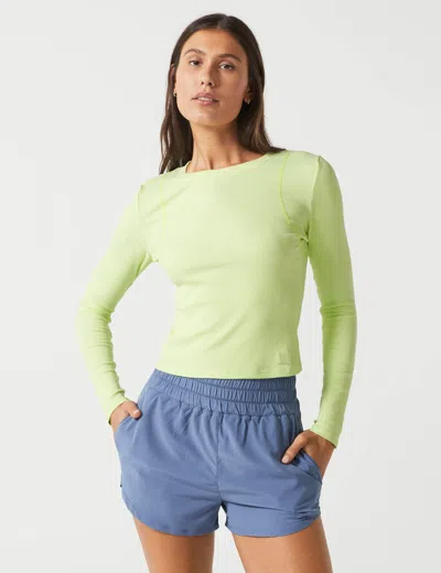 Lilybod Women's Faro Long Sleeve Tech Tee In Green