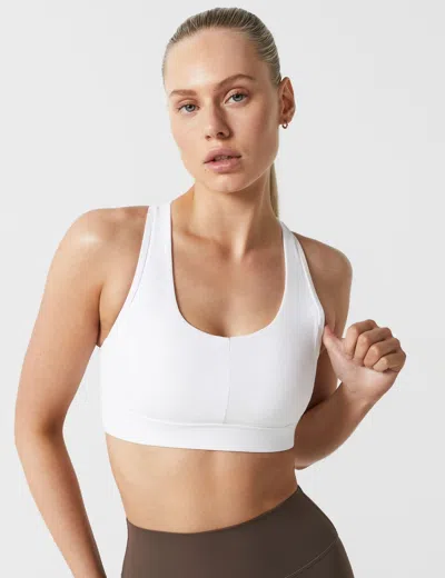 Lilybod Women's Frankie Cloud-core Sports Bra In White