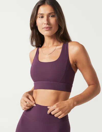 Lilybod Women's Frankie Cloud-core Sports Bra In Purple