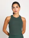Lilybod Women's Harmony Ribbed Tank In Green