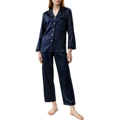 LILYSILK LILYSILK FULL LENGTH SILK PAJAMAS SET
