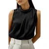 Lilysilk Asymmetrical Sleeveless Cowl Neck Top