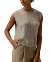 Lilysilk Baby Cashmere Sweater Vest In Gray