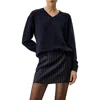 Lilysilk Baby Cashmere V-neck Sweater In Black