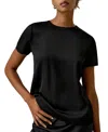 Lilysilk Basic Silk T Shirt For Women In Black