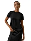 Lilysilk Basic Silk T Shirt For Women In Black
