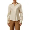 Lilysilk Bias Cut Silk Shirt In Neutral