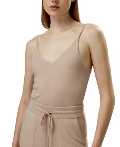 Lilysilk Essential Cashmere Cami Top For Women In Cherry Blossoms