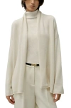 Lilysilk Cashmere Lounge Wrap Cardigan In White