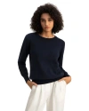 Lilysilk Cashmere Super Soft Crewneck Sweater In Blue