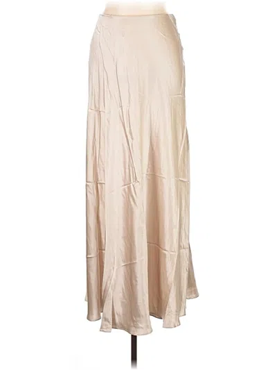 Pre-owned Lilysilk Casual Skirt In Tan