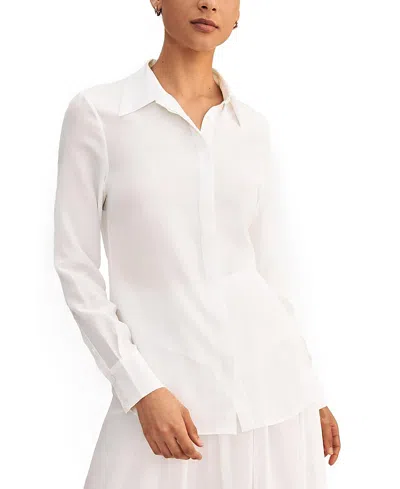 Lilysilk Classic Comfort Silk Shirt In White