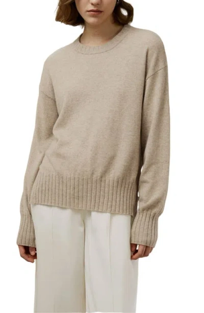 Lilysilk Crew Neck Cashmere Sweater In Neutral