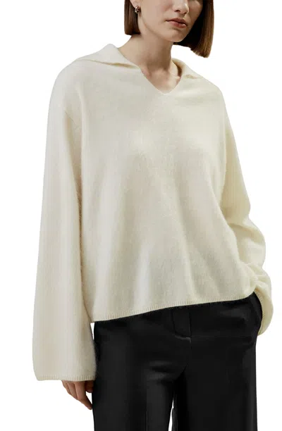 Lilysilk Daphne Sweater In White