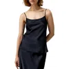 Lilysilk Double-faced Silk Charmeuse Camisole In Black