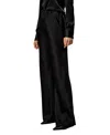 Lilysilk Full Bias Cut Silk Pants In Black