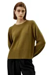 Lilysilk Gelato Wool-blend Sweater For Women In Green