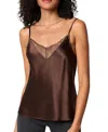 Lilysilk Lace Silk 2 In 1 Cami In Brown