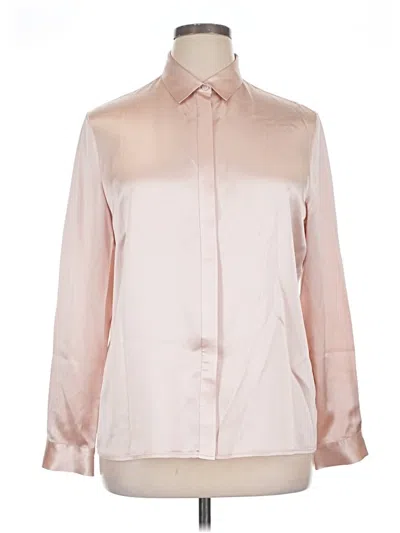 Pre-owned Lilysilk Long Sleeve Blouse In Pink