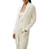 Lilysilk Merino Wool Shawl Collar Cardigan In White