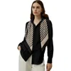 Lilysilk Mid-century Pattern Silk Scarf In Camel