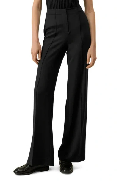 Lilysilk Minimalist Stretch Silk Crêpe Pant In Black