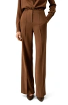 Lilysilk Minimalist Stretch Silk Crêpe Pant In Brown
