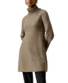 Lilysilk Cashmere Detachable Turtleneck Pullover Sweater For Women In Blue