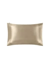 Lilysilk Pure Mulberry Silk Oxford Envelope Luxury Pillowcase In Grayish Khaki