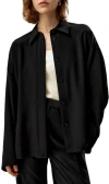 Lilysilk Relaxed Fit Drape Oversized Silk Shirt