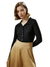 Lilysilk Ribbed Silk-cashmere Blend Cardigan In Black