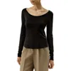 Lilysilk Scoop-neck Pure Silk Slim Fit Top In Multi