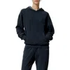 Lilysilk Seamflow Douceur Hoodie In Black