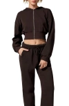 Lilysilk Seamflow Drift Zip-up In Brown