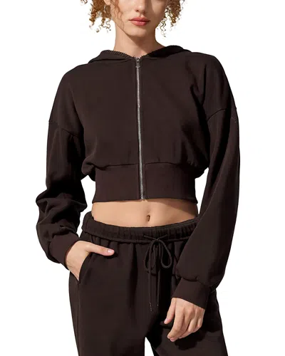 Lilysilk Seamflow Drift Zip-up In Brown